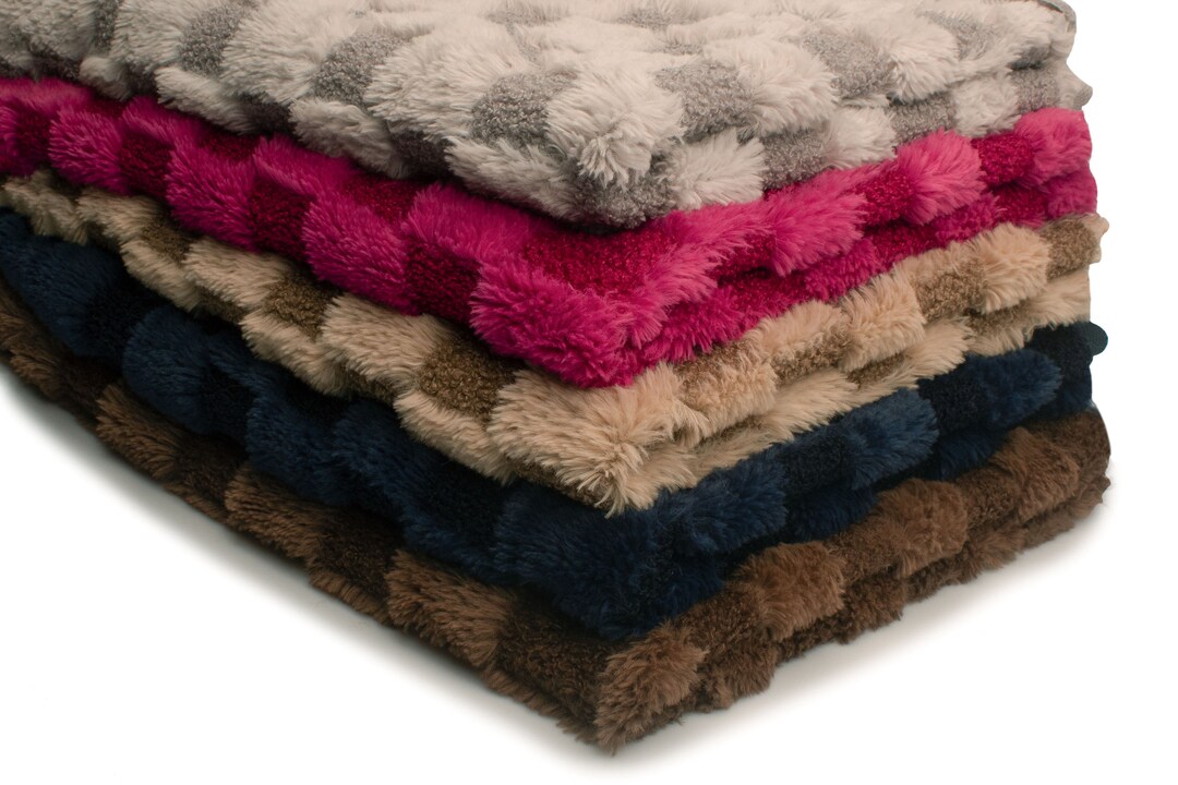 Fur Chessboard, Sherpa, Artificial Fur 50 X 160 Cm Etsy