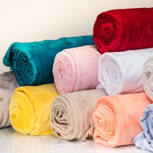 Tessuto vellutato liscio Winky Solid Plain 50 x 160 cm