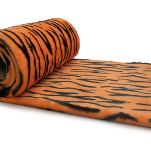 Soft Plush Double-sided printed Tiger 50 x 175 cm
