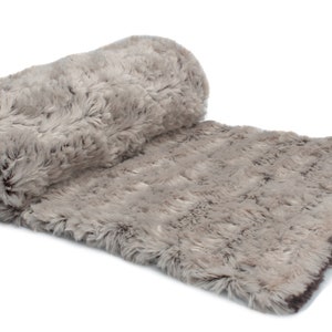 Artificial fur Caraculas, Beige 50 x 160 cm