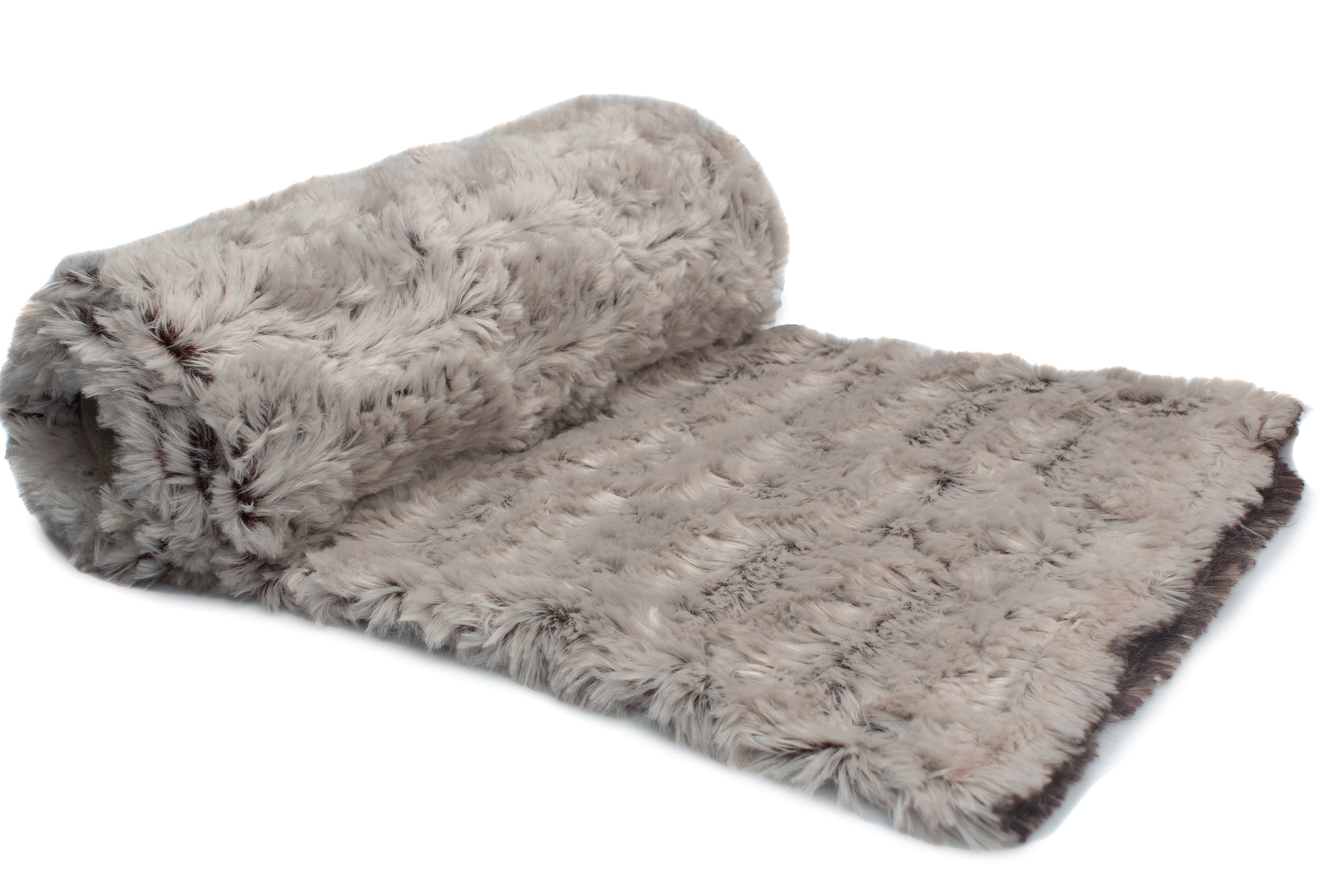 Kunstfell Astrachan Caraculas, Beige 50 x 160 cm