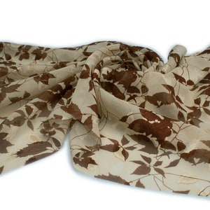 Chiffon tessuto stampato (Design No. 9) 50 x 150 cm