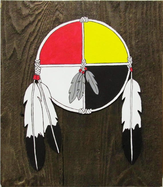 PB702 Northern Plains Native American Medicine Wheel
