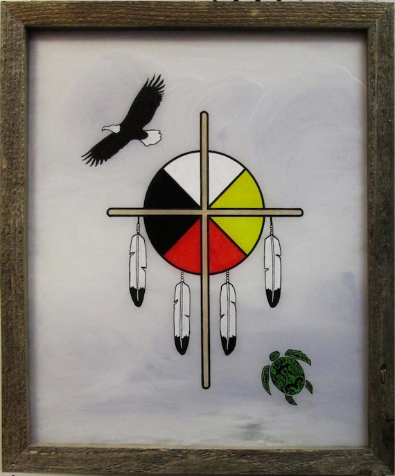 PB704 Northern Plains Native American Medicine Wheel