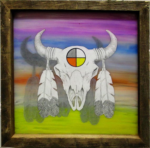 PB706 Bison skull
