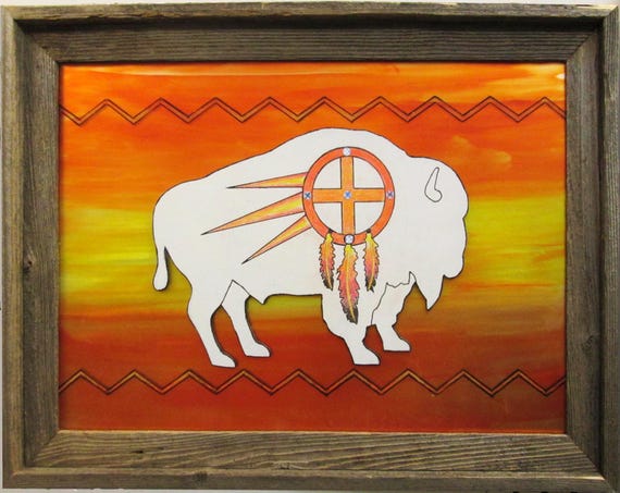 PB707 Northern Plains Native American White Buffalo