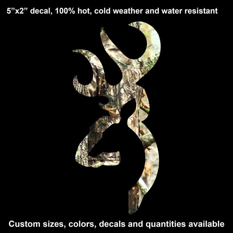 Custom Text Memorial Remembrance Deer Buck Antler Skull Hunting Style1064 Decal Sticker Style1064 - Personalized Name, Text, Date - For Car, Truck, Windows, Laptop - Many Sizes, Colors