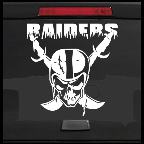 Large Raiders Decal - Etsy