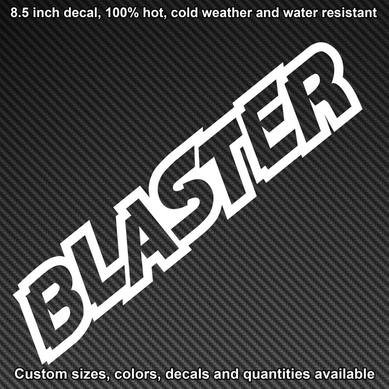 Yamaha blaster decal sticker adhesive Etsy
