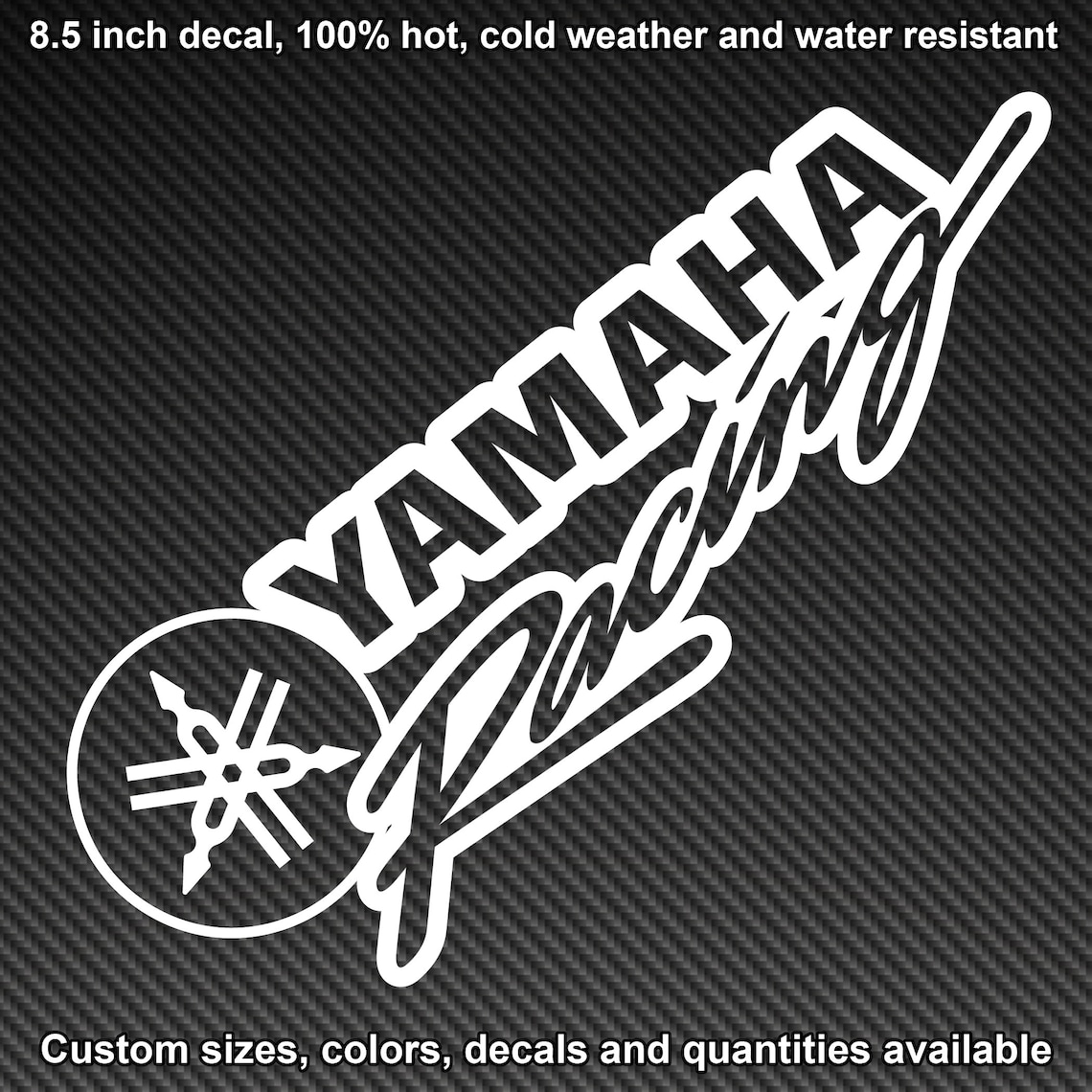 Yamaha Racing decal sticker adhesive fz6r fzr r6 r1 Etsy