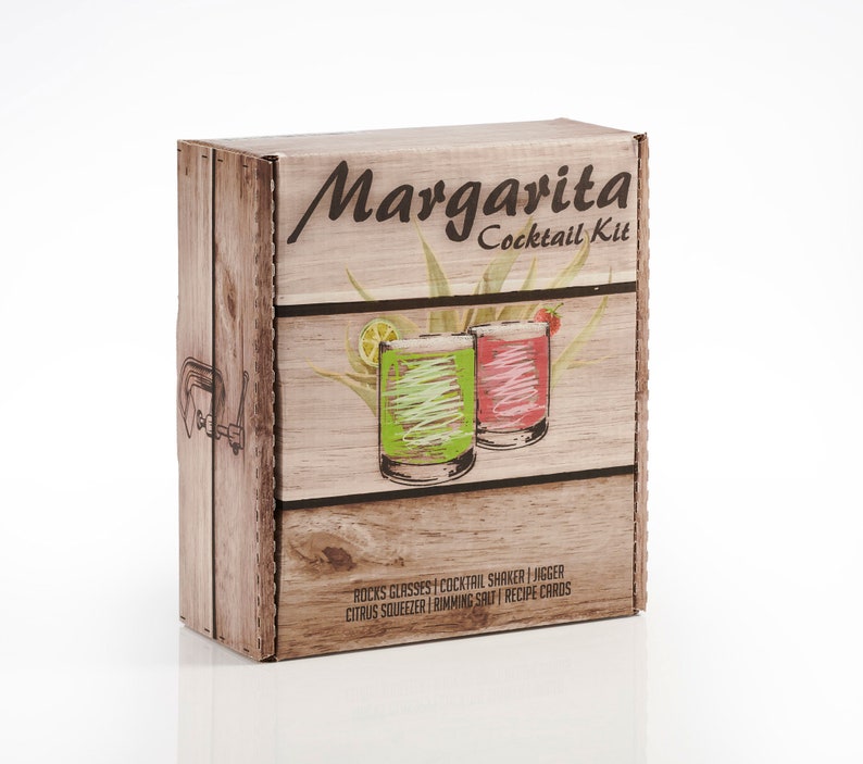 Cocktail Kit Margarita Gift Set Barware Set, Recipes and Rimming Salt to Craft Perfect Margaritas at Home image 9