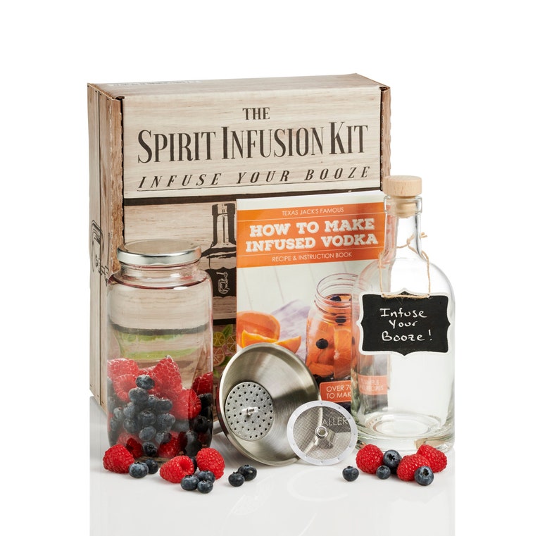 Cocktail Kit Vodka Infusion Gift Set Barware Set, Recipes and More to Infuse Your Booze at Home as a Mixologist image 10