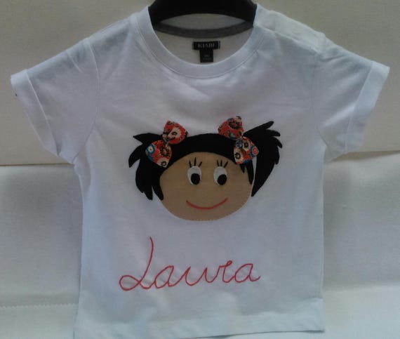 camiseta personalizada niña