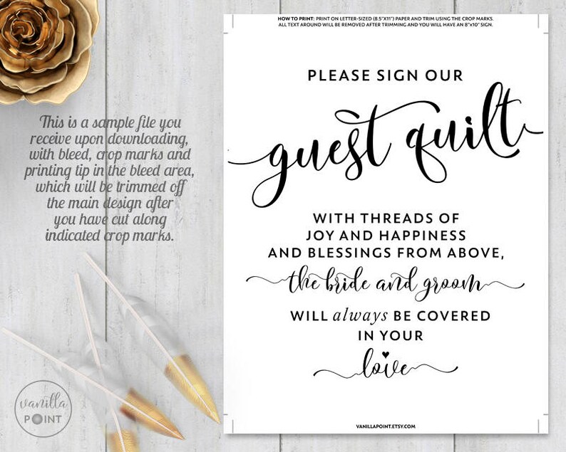 Wedding Quilt Guestbook Sign Wedding Quilt Sign Wedding Etsy