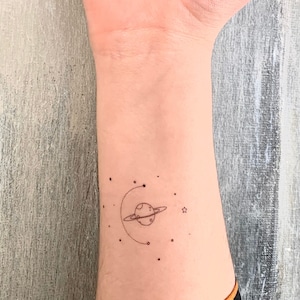 Galaxy/Universe (set of 2) - Temporary Tattoo