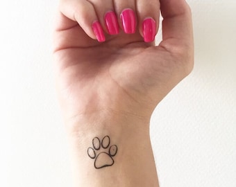 Paw (set of 2) - Temporary tattoo