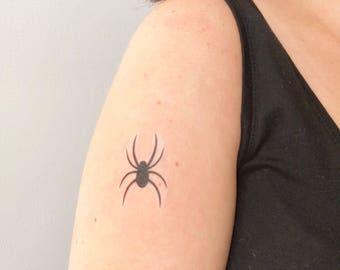 Spider (set of 2) - Temporary Tattoo