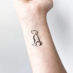 Dog (set of 2) - Temporary Tattoo