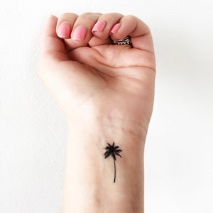 Palm Tree Small (set of 2) - Temporary Tattoo