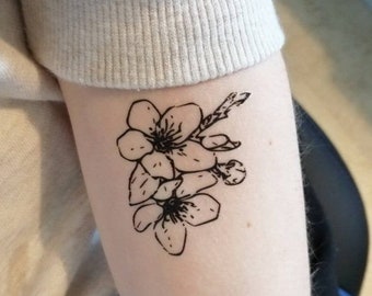 Kirschblüte (2er-Set) - Temporäres Tattoo