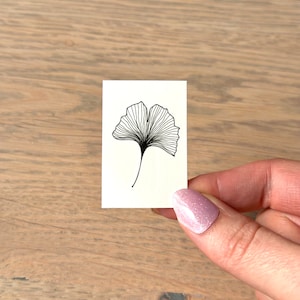 Ginkgo (set of 2) - Temporary Tattoo