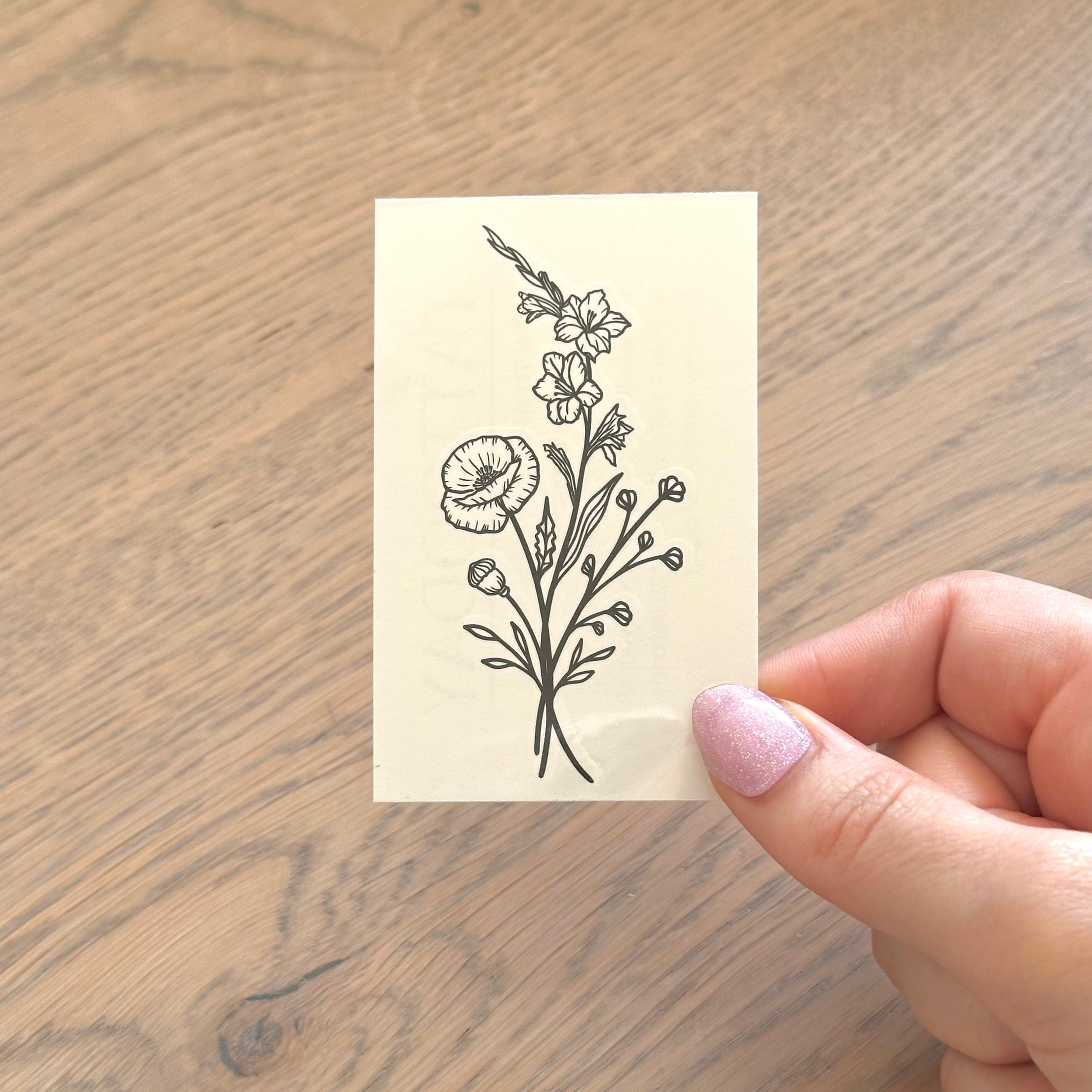 Birth Flower Tattoos for August: A Natural Choice