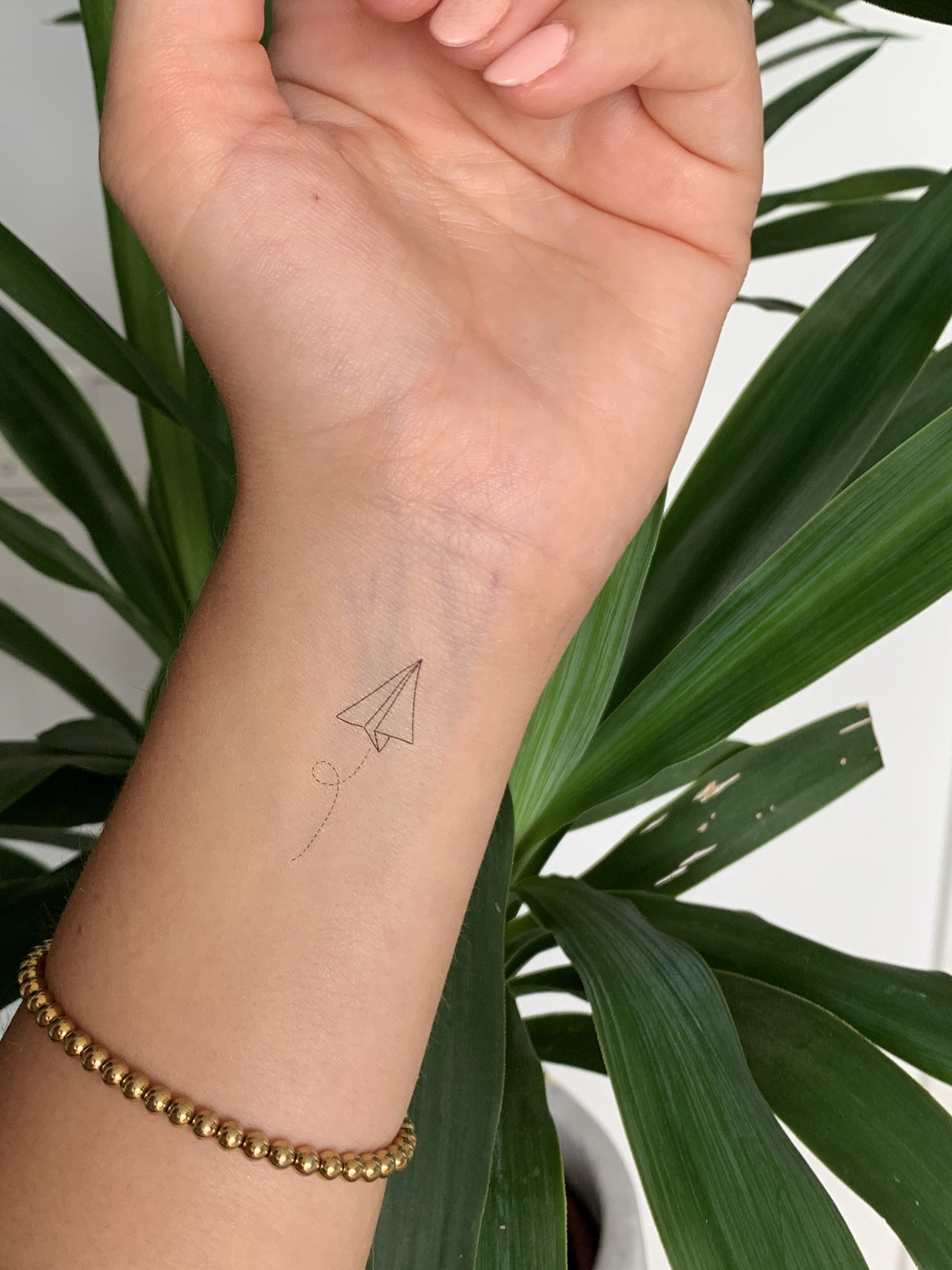 Paper Plane set of 2 Temporary Tattoo - Etsy