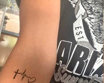 Love Hope Faith (set of 2) - Temporary Tattoo