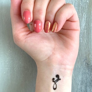 Symbol For Mother Daughter Temporary Tattoo Set Of 3 Etsy