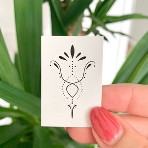 Taurus Zodiac Sign (set of 2) - Temporary Tattoo