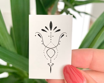 Taurus Zodiac Sign (set of 2) - Temporary Tattoo