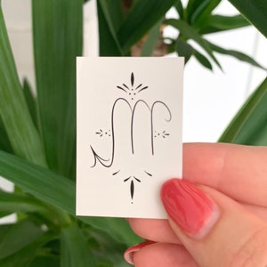 Znak zodiaku Skorpion (zestaw 2)-tymczasowy tatuaż