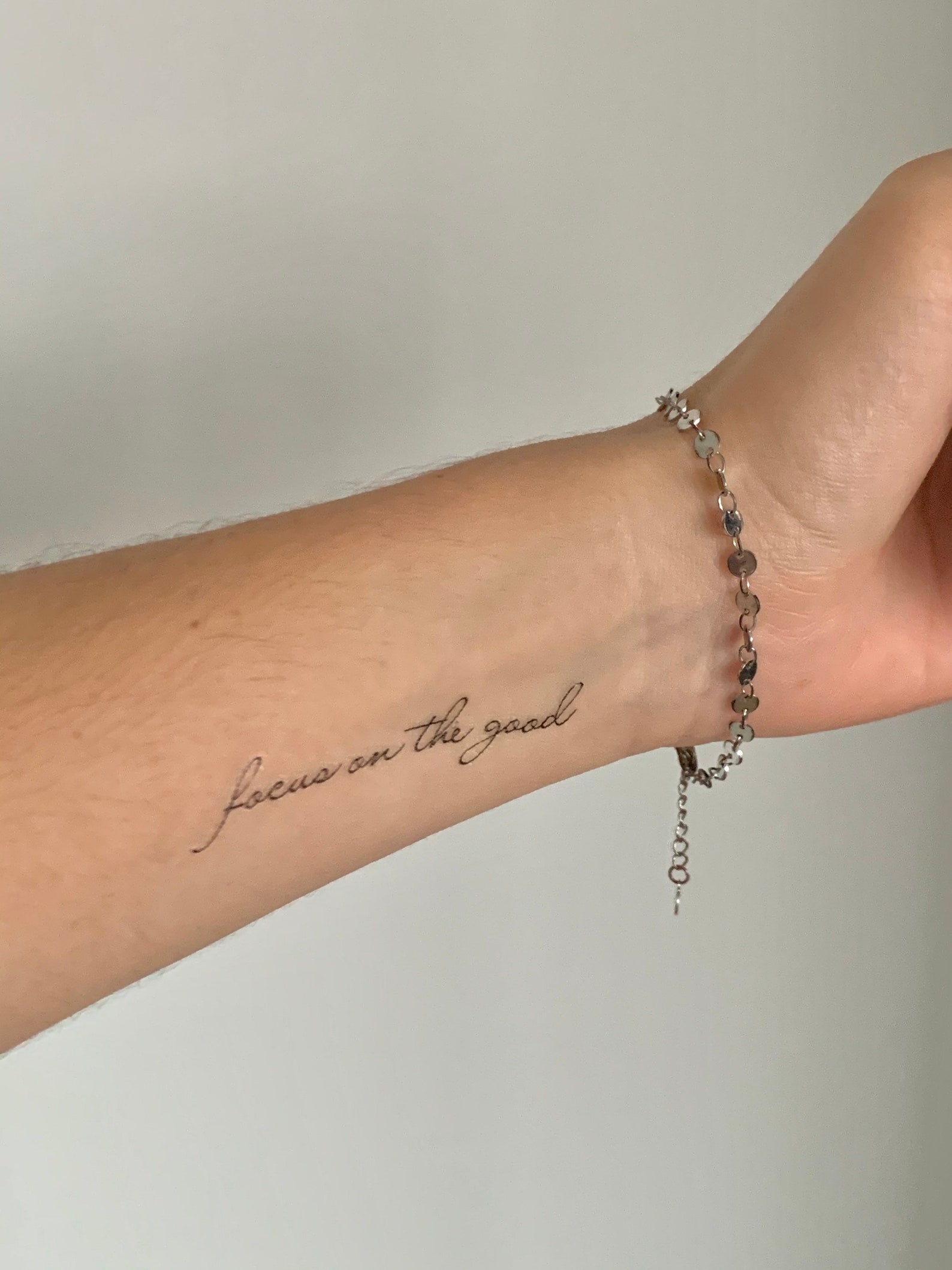 Focus On The Good Temporary Tattoo Etsy