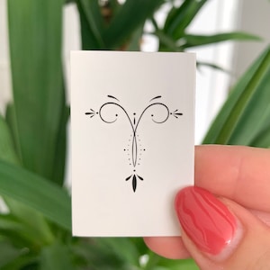 Aries Zodiac Sign (set of 2) - Temporary Tattoo