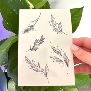 Leafs Set - Temporary Tattoo