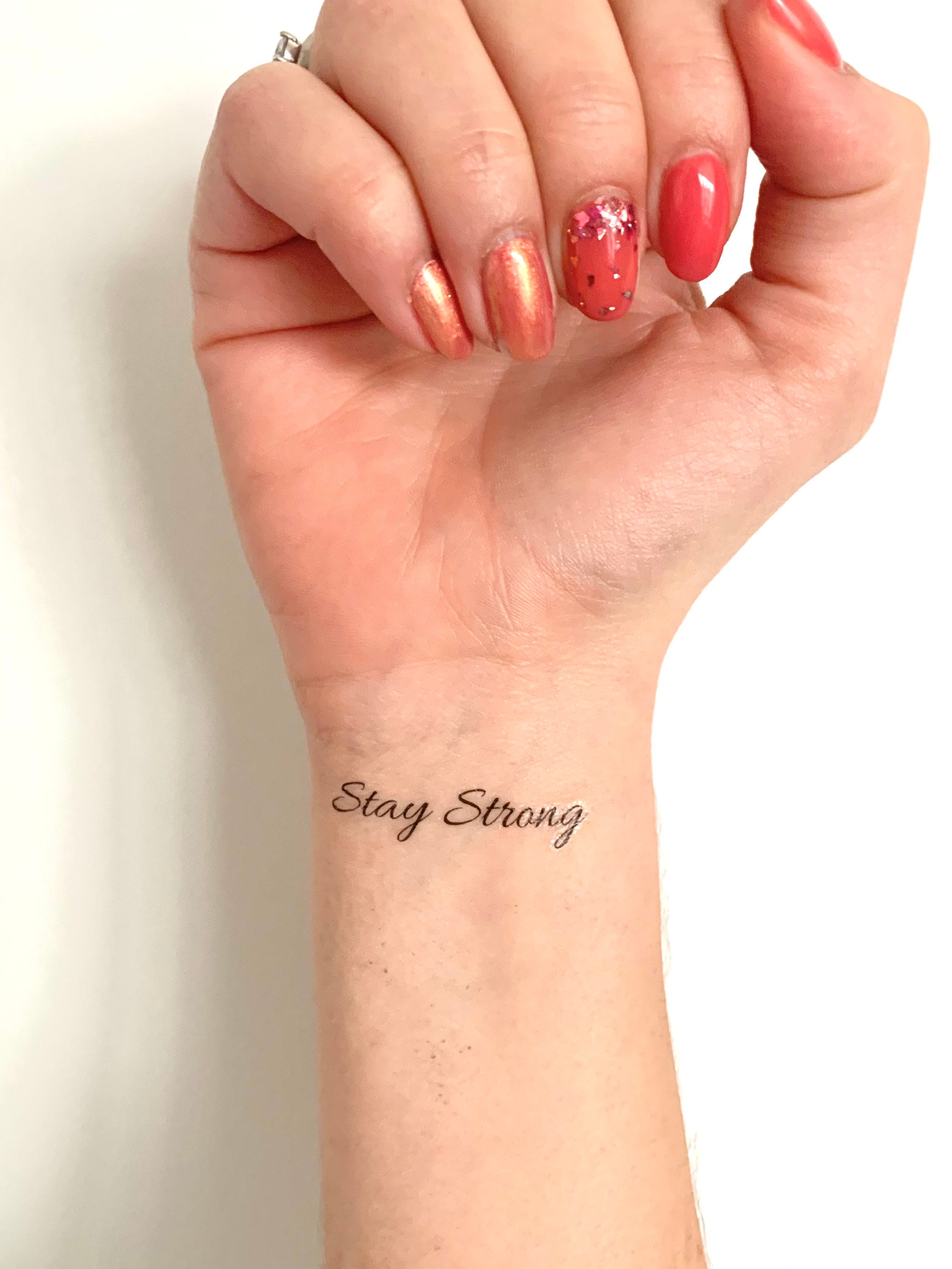 Strong Tattoo - Etsy Strong Tattoo - Etsy