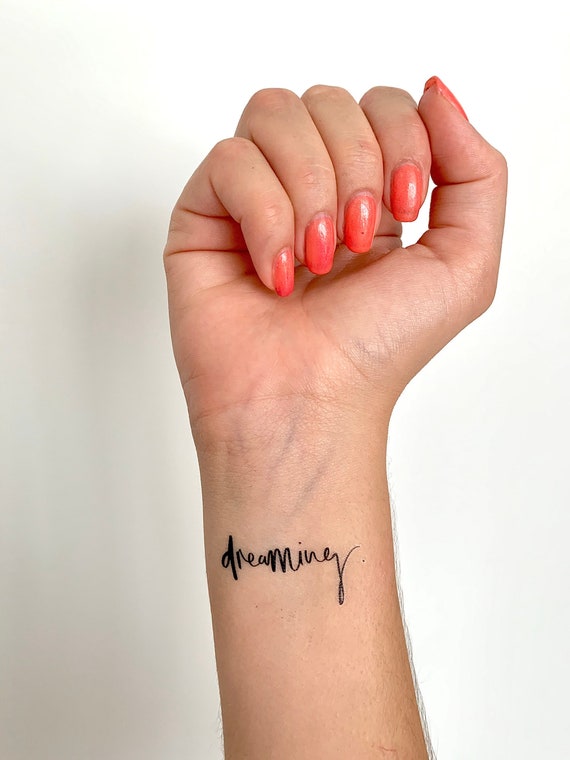 Dreaming set of 2 Temporary Tattoo - Etsy Dreaming set of 2 Temporary Tattoo - Etsy