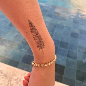 Feather (set of 2) - Temporary Tattoo