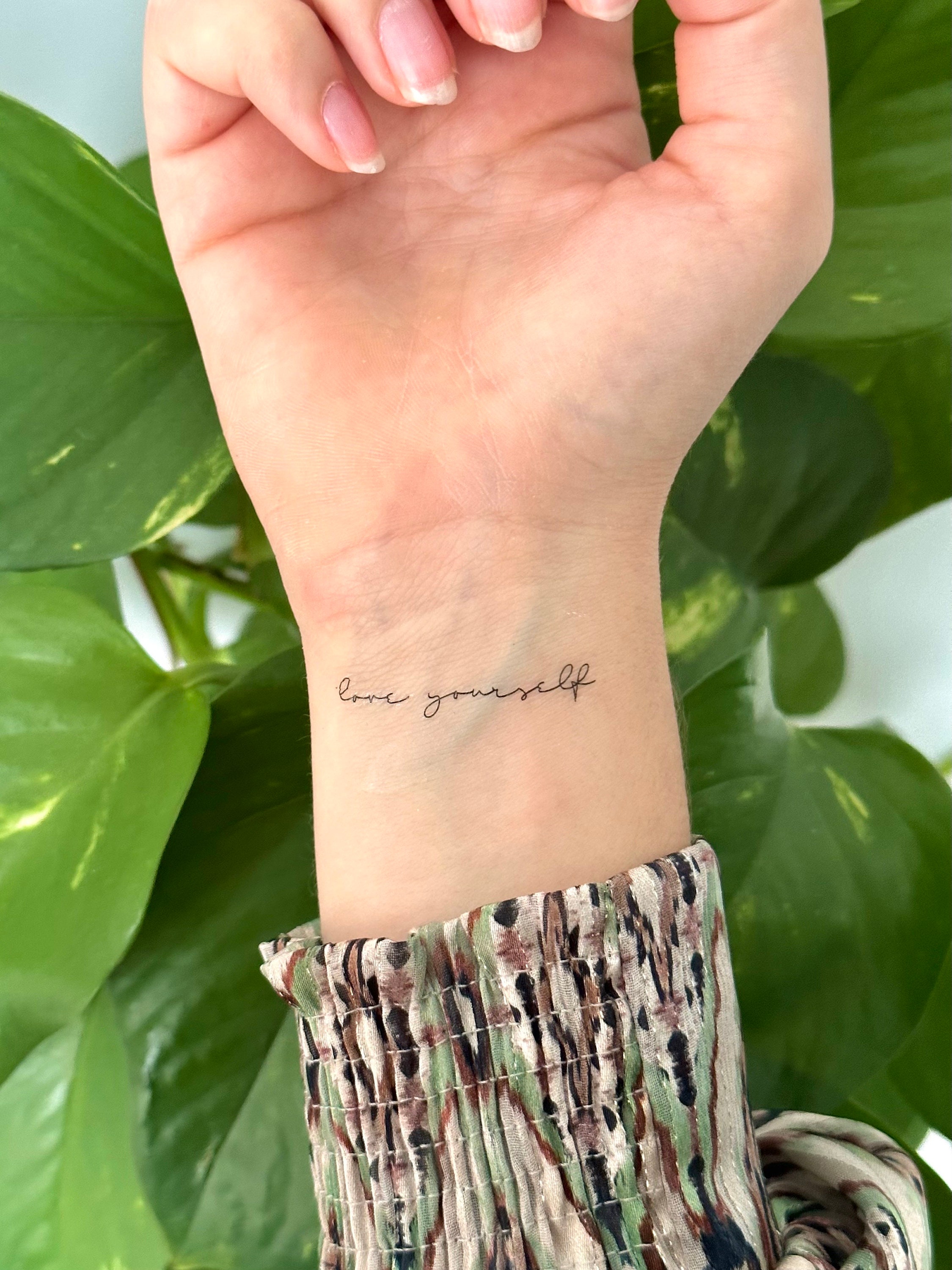 BTS fake tattoo Kpop merch Temporary sticker tats - Inspire Uplift