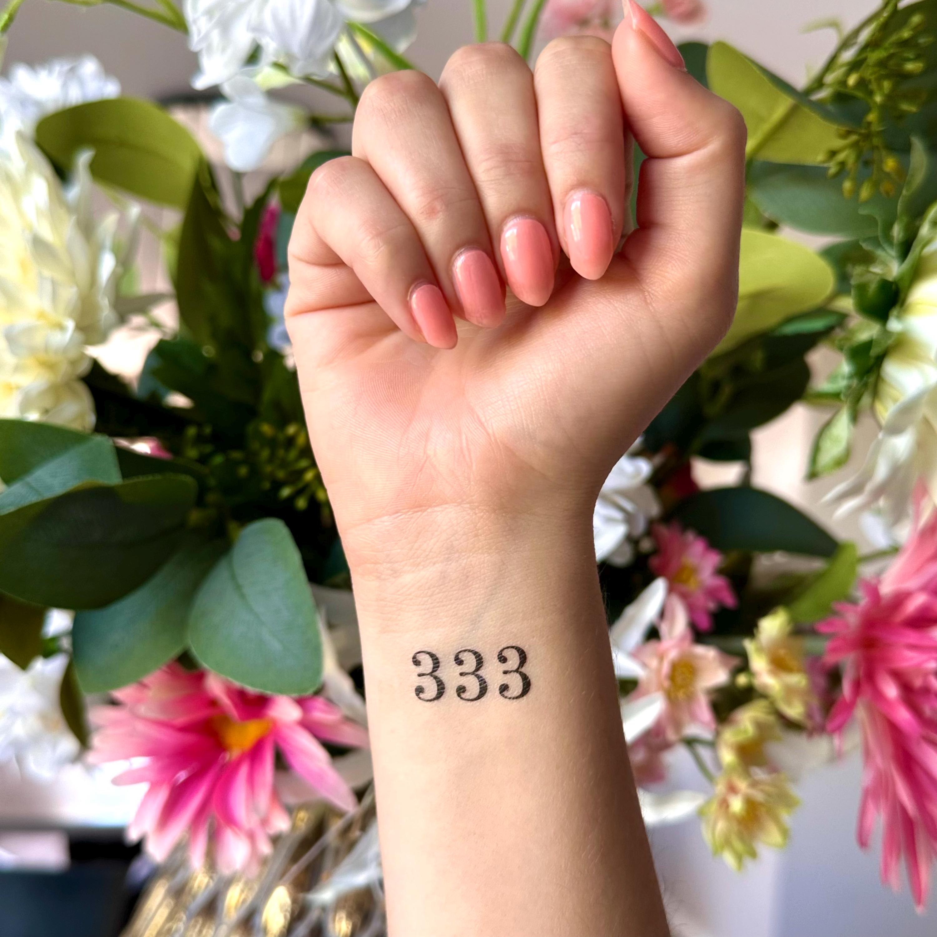 333 Angel Number Tattoo Ideas You’ll Love