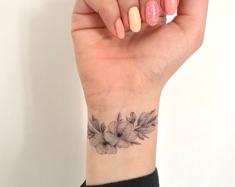 Floral I (set of 2) - Temporary Tattoo