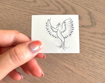 Phoenix (set of 2) - Temporary Tattoo