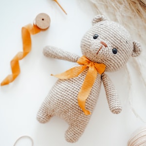 PATTERN - Mr. Cuddles The Teddy Bear - amigurumi pattern, crochet pattern, PDF