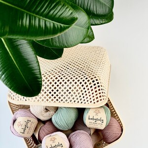 YARN...Babytoly 100% organic cotton yarn image 2