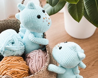 PATROON - Dreamsaurus - amigurumi patroon, haakpatroon, PDF