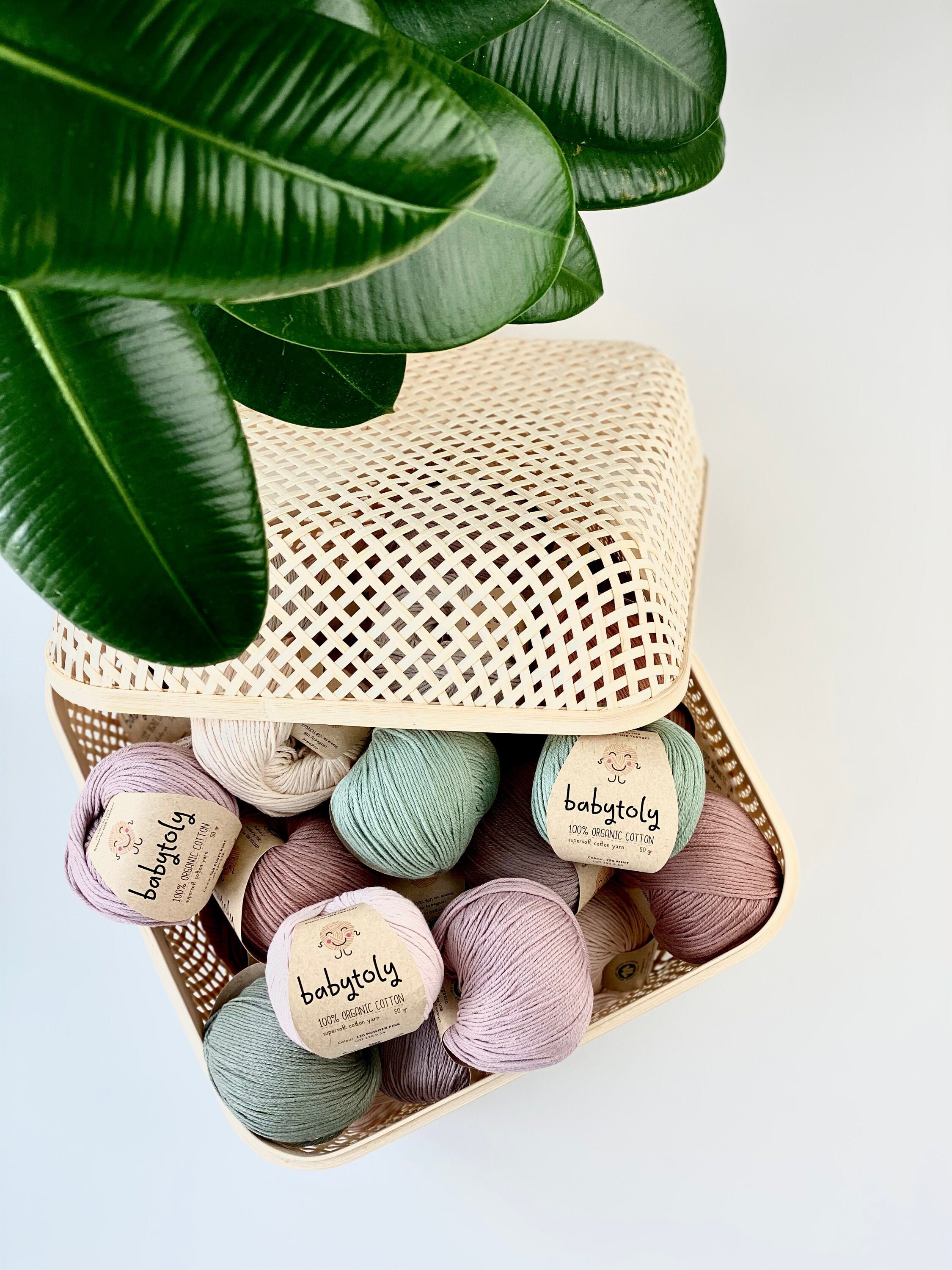 Yarnbabytoly 100% Organic Cotton Yarn - Etsy