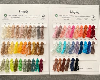 【ame】IvySkirt - babytoly 3-4y Babytoly Organic Cotton Yarn Sample Color Card