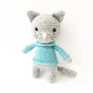 PATTERN - Gusto The Cat - amigurumi pattern, crochet pattern, PDF