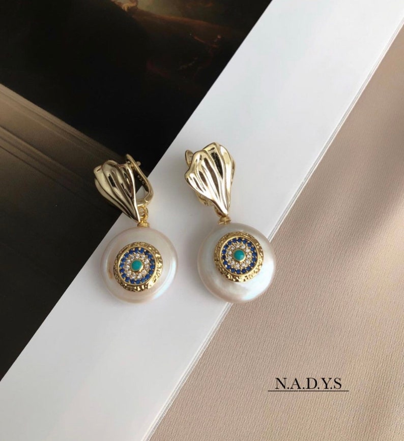 Pearl earrings
