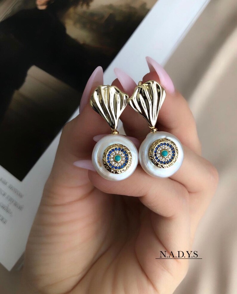 Pearl earrings